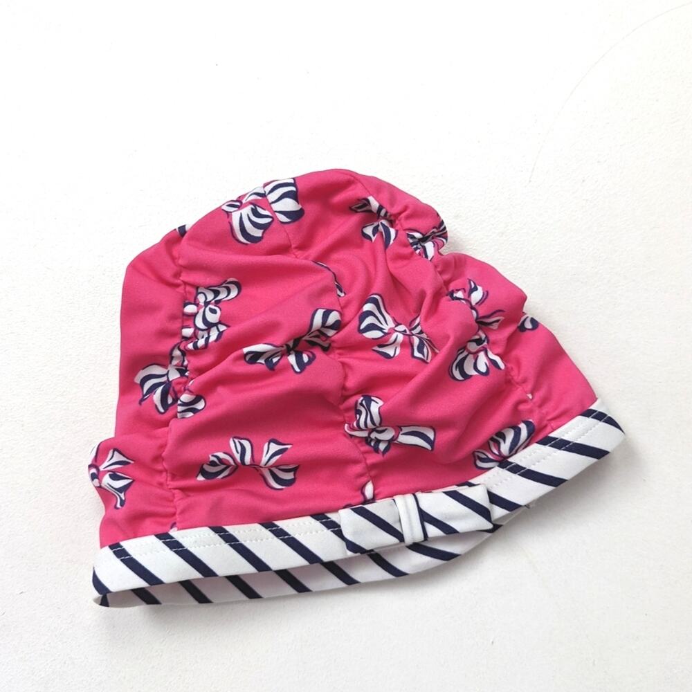 Janie and Jack Swim Cap Girls Size 2-3T Pink Bow 2017